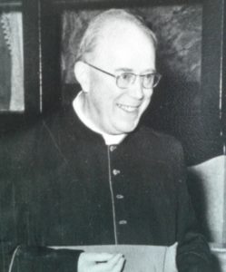 M° Mons. Celestino Eccher <br> Dir. Segr. Istituti Diocesani Musica Sacra 1950-1951