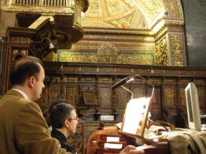 Malta, 16 novembre 2010 La Valletta, concattedrale di San Giovanni. Alcuni momenti del concerto.