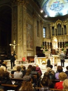 Savona, 18 novembre 2010 Cattedrale, prove di canto prima della S. Messa conclusiva, presieduta da S. E. Mons. Vittorio Lupi.